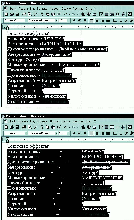 Форматирование текстовых документов: использование колонок