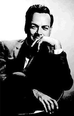 Feynman. Nobel Prize  (CalTech PhotoArchive)